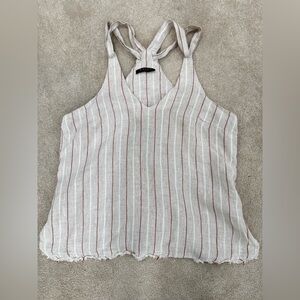 Maven West Light Tan Linen camisole, size L